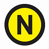 IEK // Наклейка "N" 15х50 мм